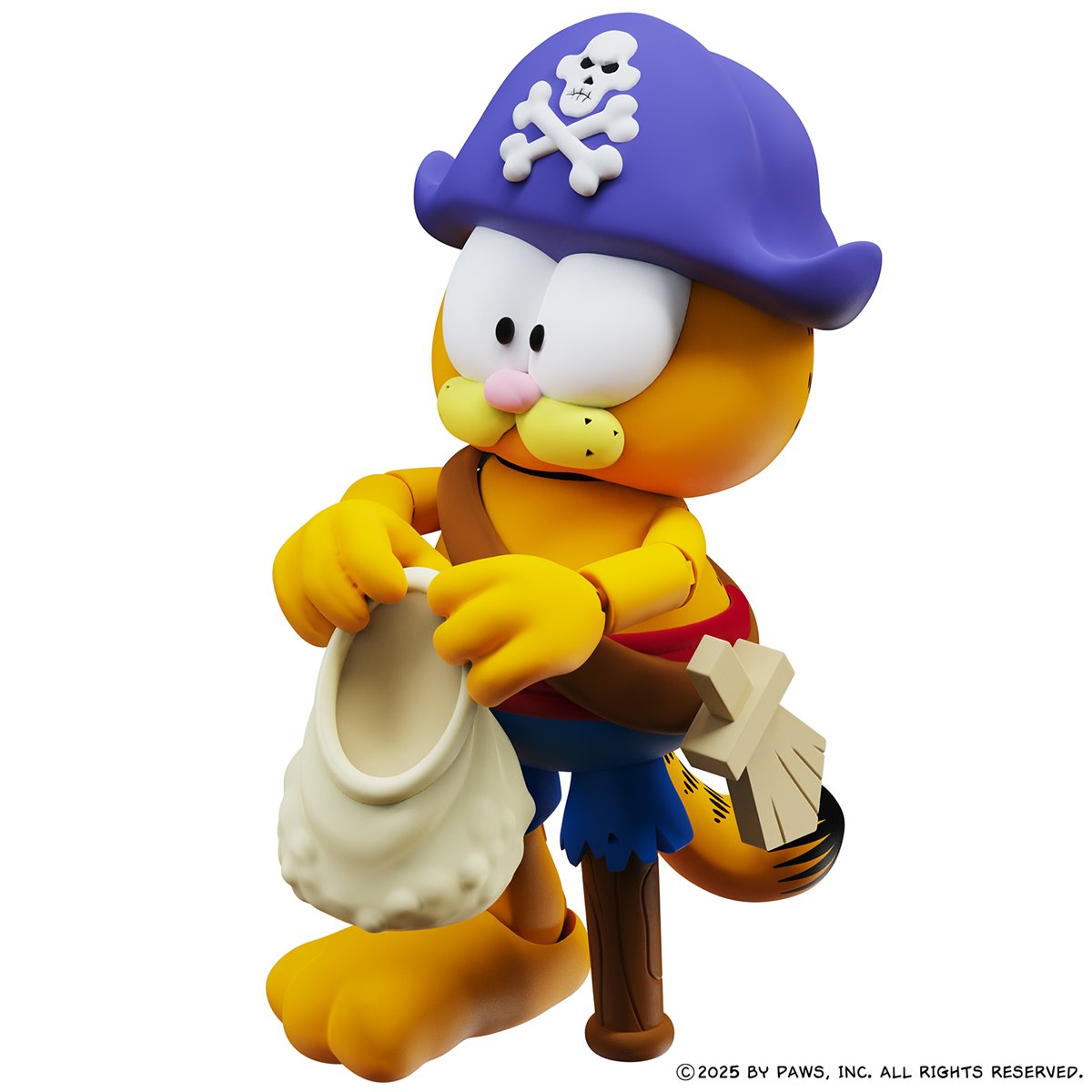 Garfield's Halloween Adventure Pirate Garfield and Pirate Odie Action Figure 2-Pack