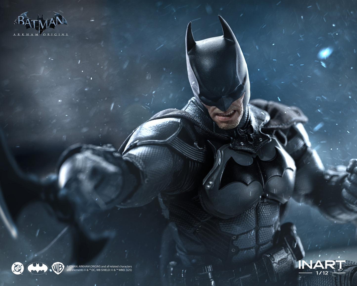 INART Arkham Origins Batman 1/12 Action Figure