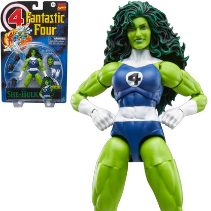 Marvel Legends Series Fantastic Four Retro She-Hulk 6-Inch Action Figure