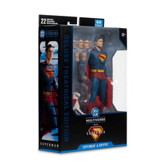 DC Multiverse Theatrical Deluxe Superman Movie: Superman and Krypto 7-Inch Scale Action Figure