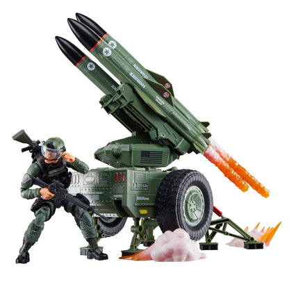 G.I. Joe Classified Series #182 Clayton Hawk Abernathy 6-Inch Action Figure with M.M.S. (Mobile Missile System) Vehicle