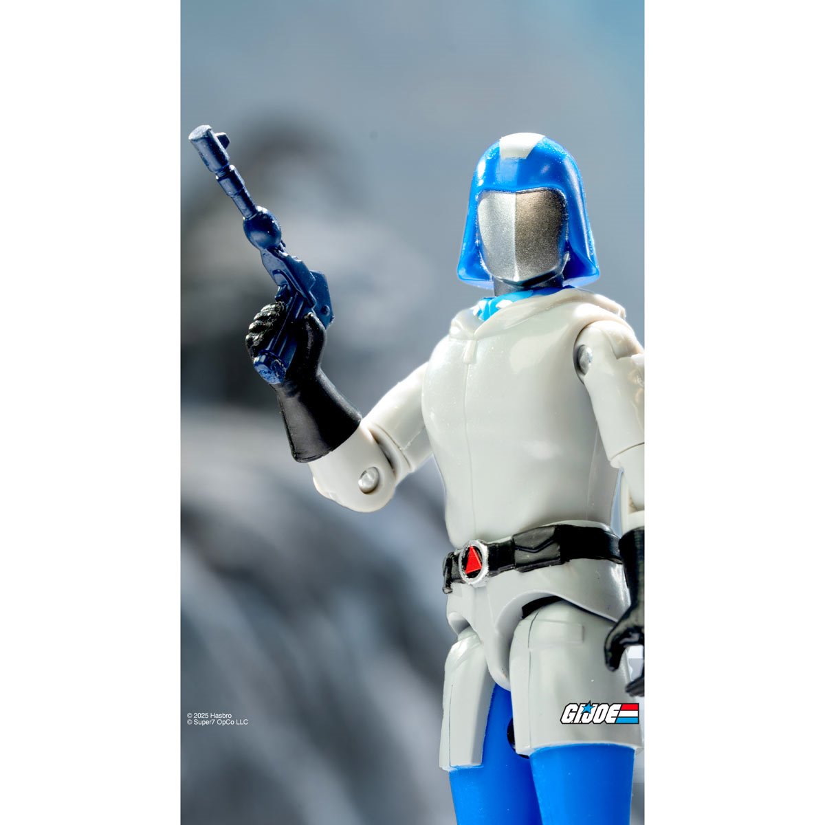 G.I. Joe Cobra Commander (Arctic, Cartoon) 3 3/4-Inch ReAction+ Figure