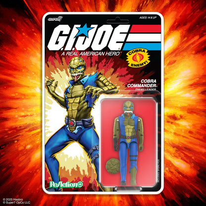 G.I. Joe Cobra Commander (Once a Man) 3 3/4-Inch ReAction+ Figure