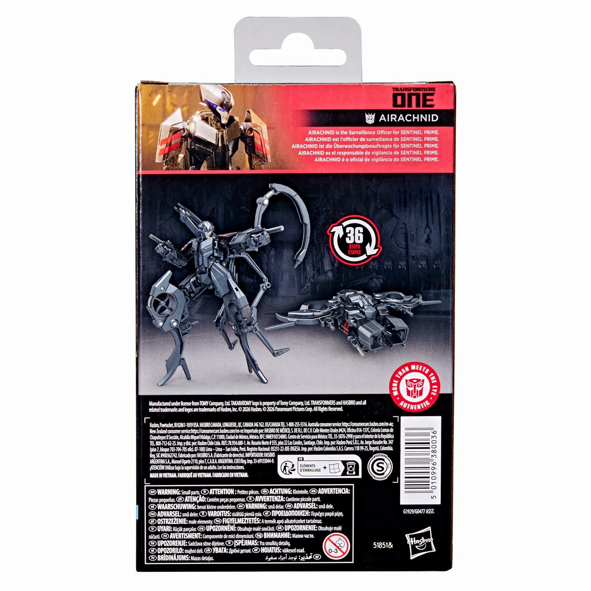 Transformers Studio Series Deluxe Class Transformers One Airachnid Action Figure