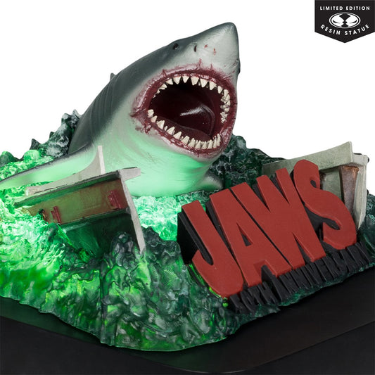 Jaws 50th Anniversary Light-Up 1:48 Scale Resin Statue