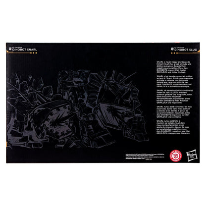 Transformers Generations Selects Age of the Primes Leader Class G2 Universe Dinobots Slug and Snarl Action Figures