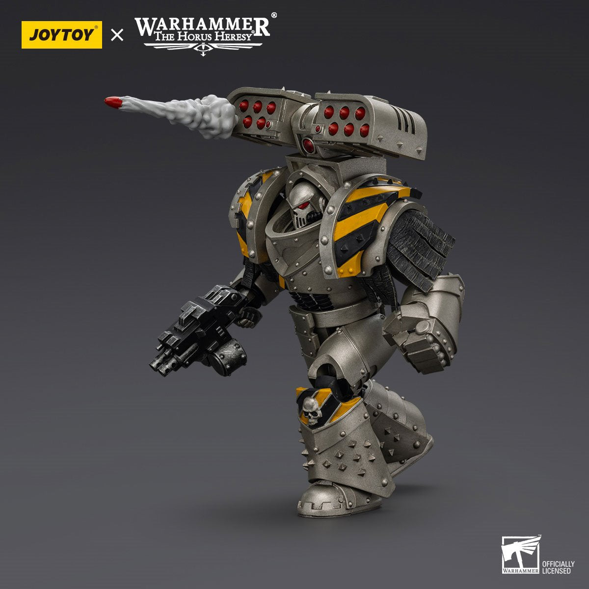 Warhammer The Horus Heresy Iron Warriors Tyrant Siege Terminator with Rocket 1:18 Scale Action Figure
