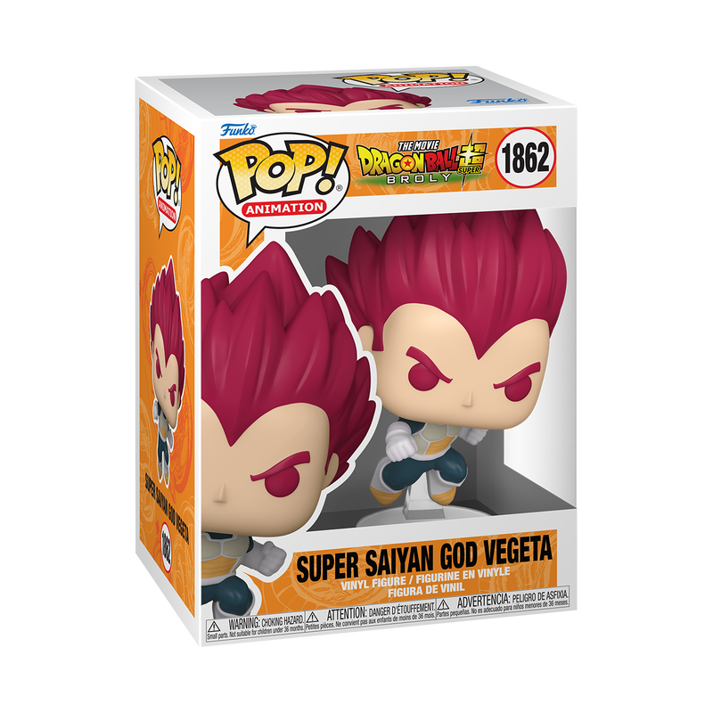 Pop! Animation: Dragon Ball Super: Broly Super Saiyan God Vegeta