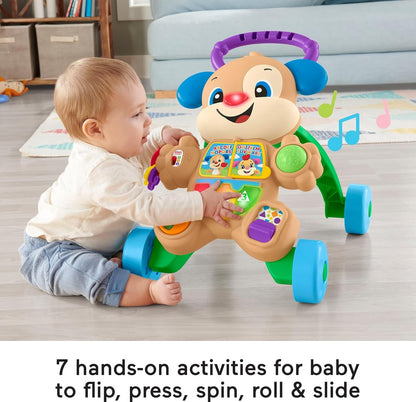 Fisher-Price Baby Toy Laugh & Learn Smart Stages Learn with Puppy Walker with Music Lights & Activities for Infants Ages 6+ Months