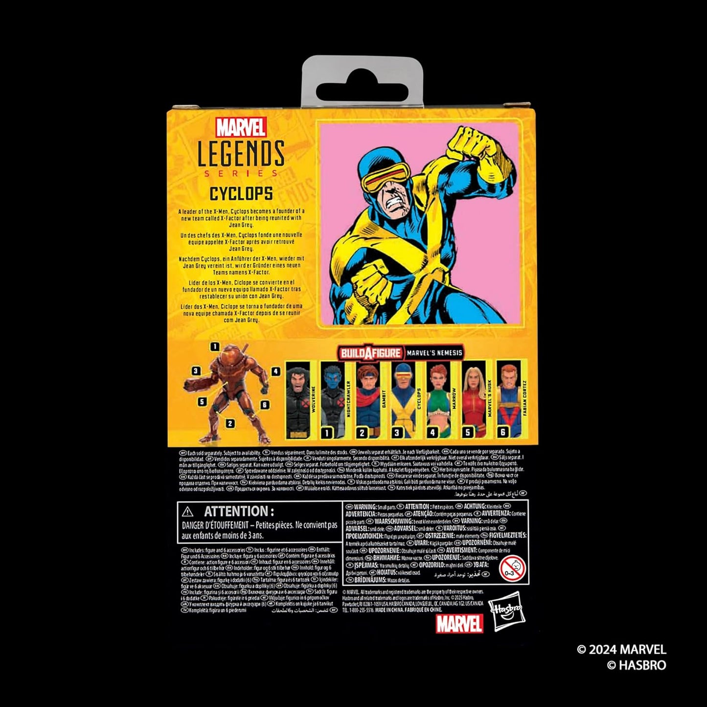 Marvel Legends Series Cyclops, X-Men Comics Collectible 6-Inch Scale Action Figure