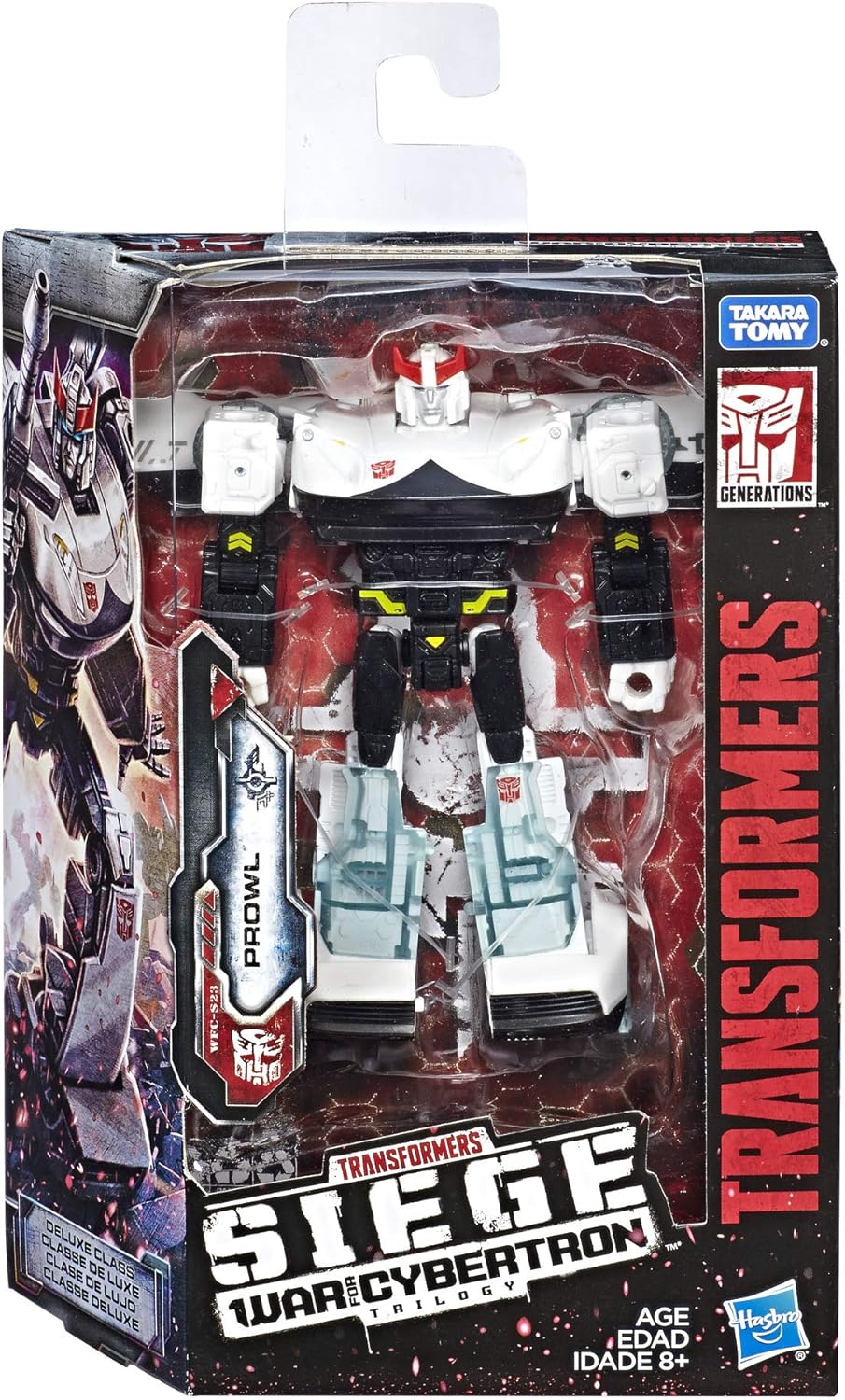 Transformers Toys Generations War for Cybertron Deluxe Wfc-S23 Prowl Action Figure - Siege Chapter - Adults & Kids Ages 8 & Up, 5