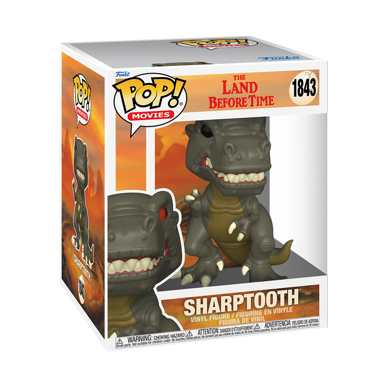 [Pre-Order] Pop! Movies: The Land Before Time Sharptooth (Tyrannosaurus) 6 - Inch Super