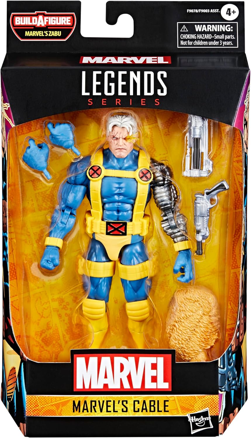 Marvel Legends Zabu Series Cable 6-Inch Action Figure