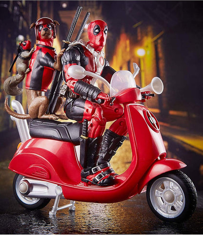 Marvel Legends Series Deadpool Corps Comics Collectible 6 Inch Action Figure & Vehicle, Includes Dogpool & Squirrelpool