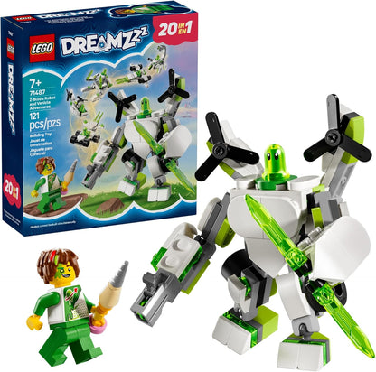 LEGO DREAMZzz Z-Blob's Robot and Vehicle Adventures Robot Toy Building Kit - Mech Suit Set
