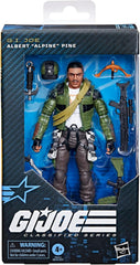G.I. Joe Classified Series Albert Alpine Pine, Collectible 6 Inch Action Figure with 9 Accessories