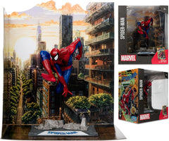 Marvel Spider-Man 1:10th Scale Posed Figure with Scene