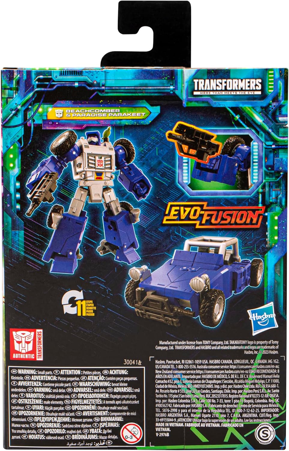 Transformers Toys Legacy Evolution Deluxe Beachcomber & Paradise Parakeet Action Figure