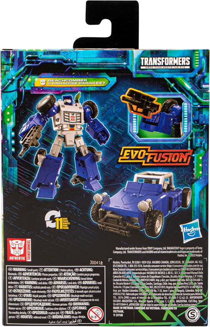 Transformers Toys Legacy Evolution Deluxe Beachcomber & Paradise Parakeet Action Figure