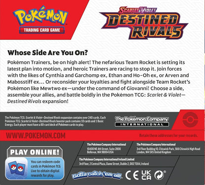 Pokemon TCG: Scarlet & Violet 10: Destined Rivals: Booster Display