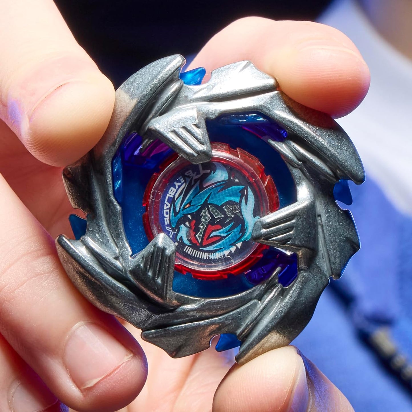 Beyblade X Cobalt Dragoon 2-60C with Attack Type & Left-Spin String Launcher Set