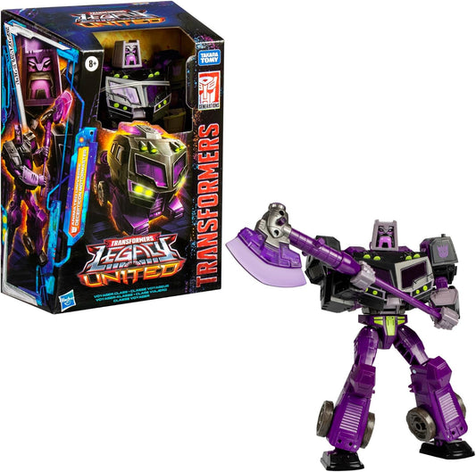 Transformers Legacy United Voyager Class Animated Universe Decepticon Motormaster, 7-inch Converting Action Figure, for Boys and Girls Ages 8+