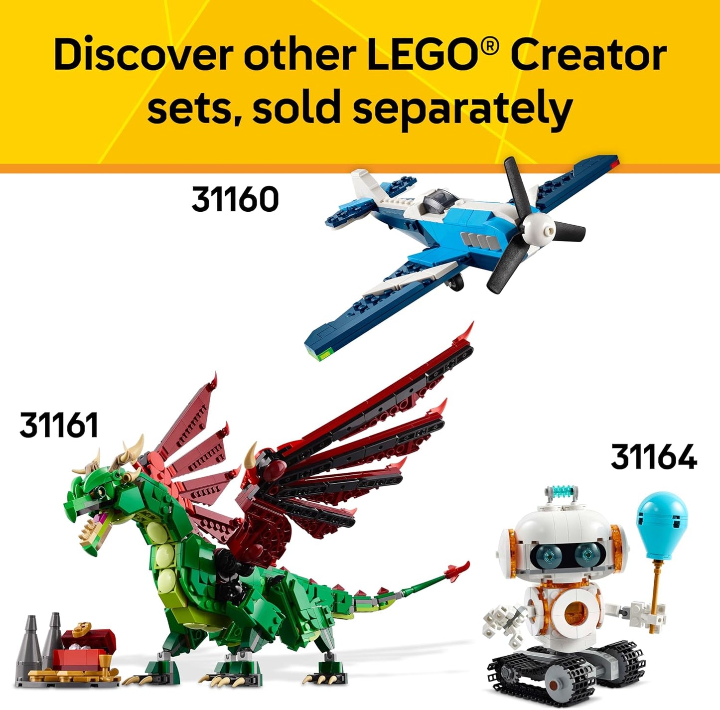 LEGO Creator 3 in 1 Wild Animals Surprising Spider Toy - Building Toy with 3 Build Options, Spider, Scorpion, or Snake