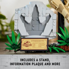 LEGO Jurassic World Dinosaur Fossils: T. rex Skull, Dino Toy