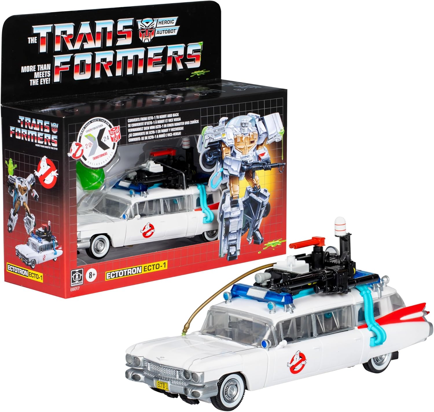 Hasbro Transformers Generations Ghostbusters 2019 Heroic Autobot Ecto-1 Ectotron Figure