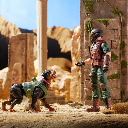 G.I. Joe Classified Series Mutt & Junkyard, Collectible 6-Inch Action Figure & Pet with 16 Accessories