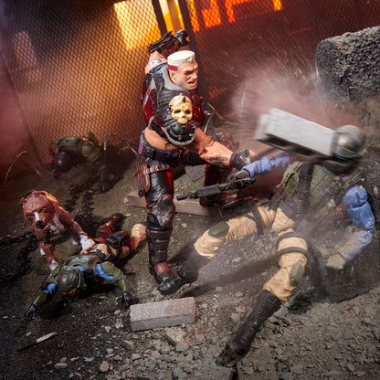 G.I. Joe Classified Series #135, Dreadnok Road Pig & Rawkus, Collectible 6 Inch Action Figure with Pet Dog Pit Bull Figure and 10 Accessories