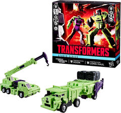 Transformers Studio Series The The Movie Constructicon Long Haul & Constructicon Hook, 6.5-inch Action Figures, Robot Toys for Ages 8+