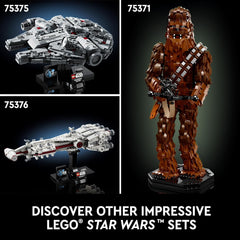 LEGO Star Wars Millennium Falcon A New Hope 25th Anniversary Collectable Model with Display Stand