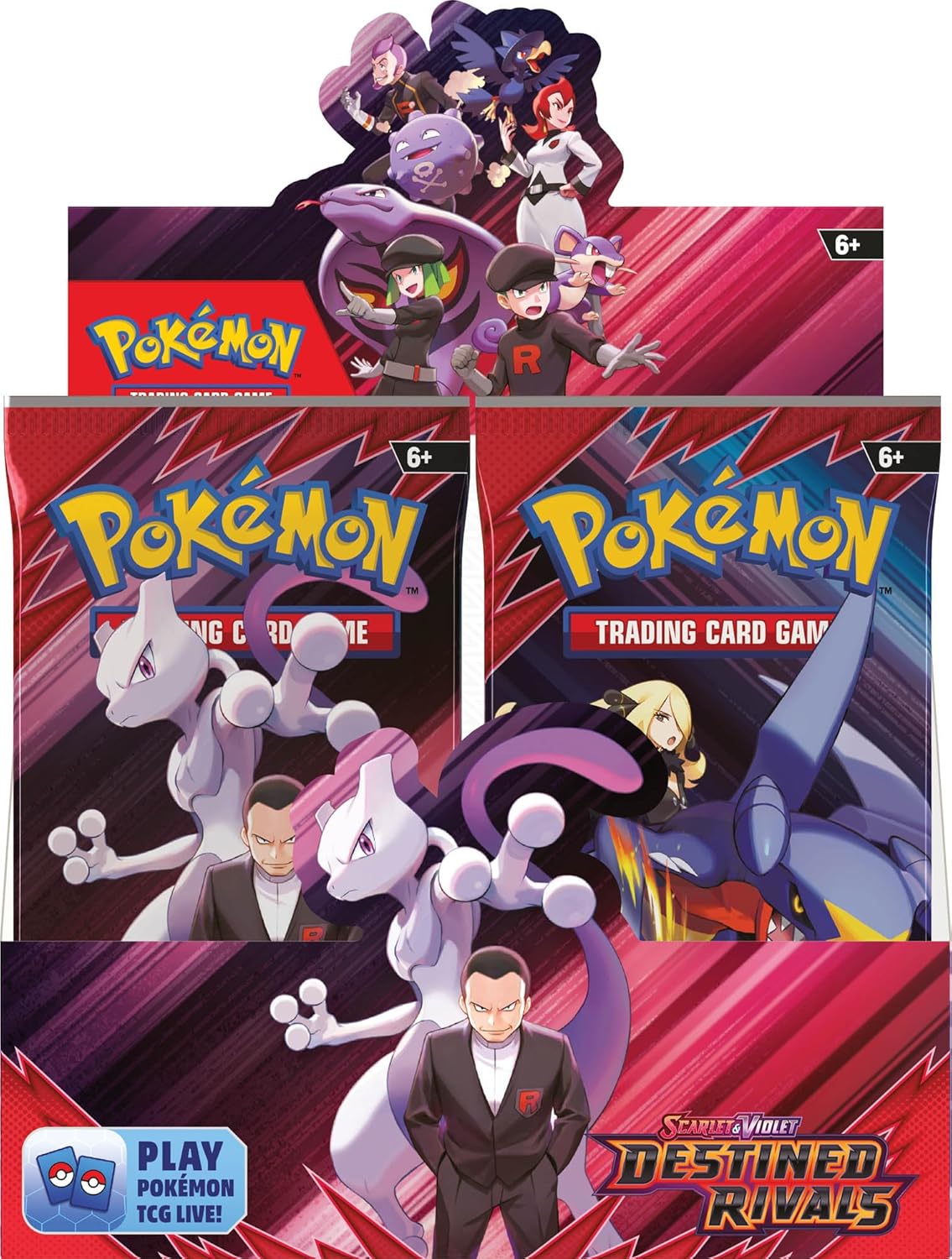 Pokemon TCG: Scarlet & Violet 10: Destined Rivals: Booster Display