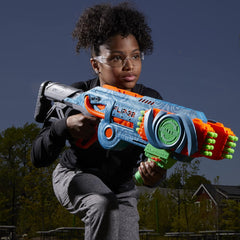 Nerf Elite 2.0 Flipshots Flip-32 Blaster with 32 Dart Barrels That Flip to Double Your Firepower, 32-Dart Capacity, 32 Elite Darts