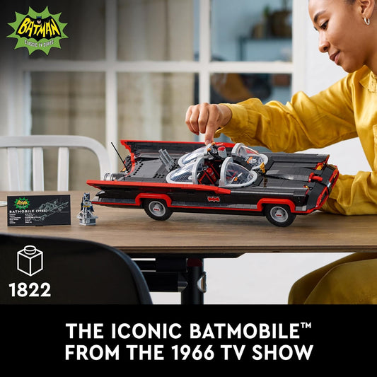 LEGO DC Batman: The Classic TV Series Batmobile, DC Collectible Car Inspired by The 1966 Television Show’s Classic Batmobile