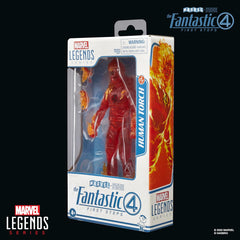 Marvel Legends Series Human Torch, The Fantastic Four: First Steps Johnny Storm Movie Collectible 6 Inch Action Figure
