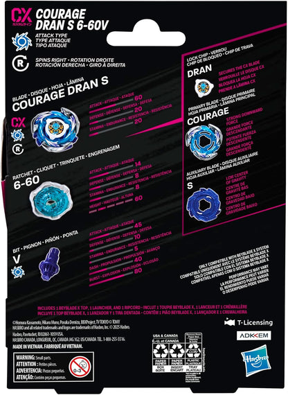 Beyblade X Courage Dran S 6-60V CX Starter Pack Set
