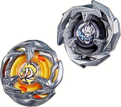 Beyblade X Gale Wyvern 3-60T & Sword Dran 3-80B Dual Pack Set with 2 Right-Spinning Tops