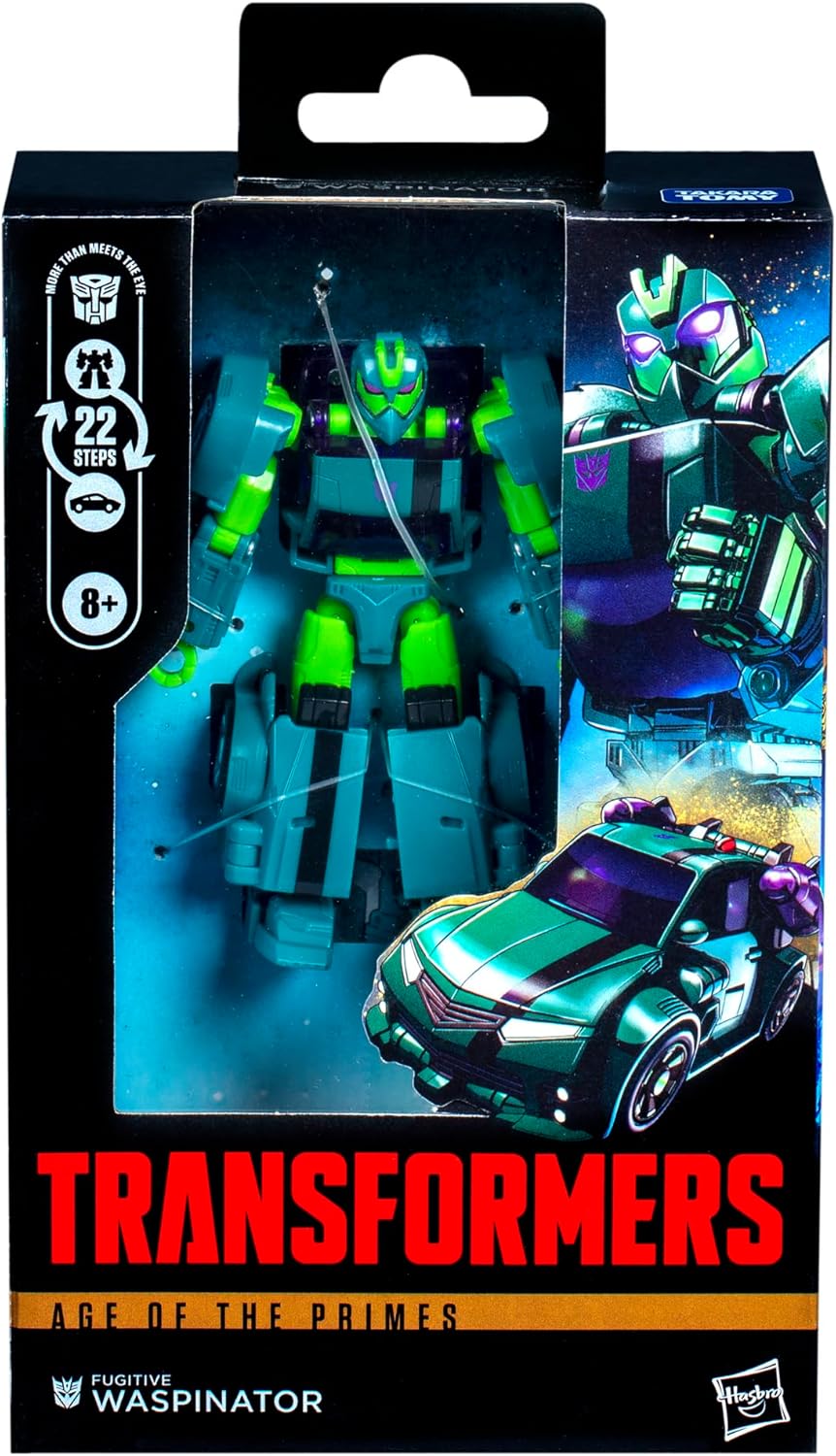 Transformers Age of The Primes Deluxe Class Fugitive Waspinator, 5.5-inch Converting Action Figure