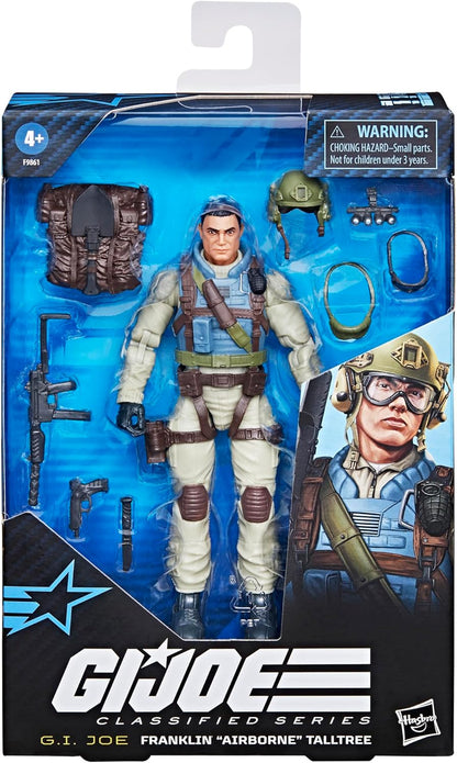 G.I. Joe Classified Series Franklin Airborne Talltree Action Figure with 10 Accessories