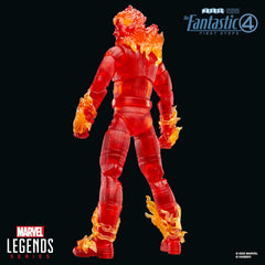 Marvel Legends Series Human Torch, The Fantastic Four: First Steps Johnny Storm Movie Collectible 6 Inch Action Figure