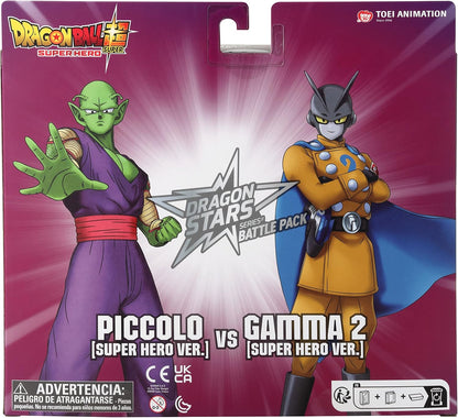 Dragon Ball Super - Dragon Stars Battle Pack Piccolo vs. Gamma 2 6 1/2-Inch Action Figure 2-Pack