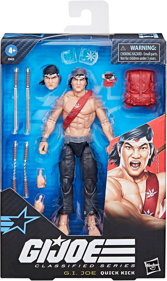 G.I. Joe Classified Series Quick Kick Collectible Action Figure with 12 Accessories