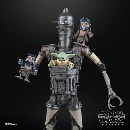 Star Wars The Black Series IG-12 & Grogu, The Mandalorian Deluxe Collectible 6 Inch Action Figure 2-Pack