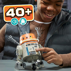 Star Wars Chatter Back Chopper, Ahsoka Animatronic Toys, 40+ Sound & Movement Combos, Interactive Toys