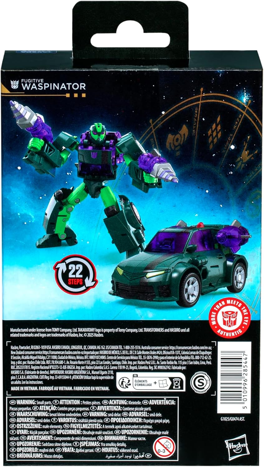 Transformers Age of The Primes Deluxe Class Fugitive Waspinator, 5.5-inch Converting Action Figure