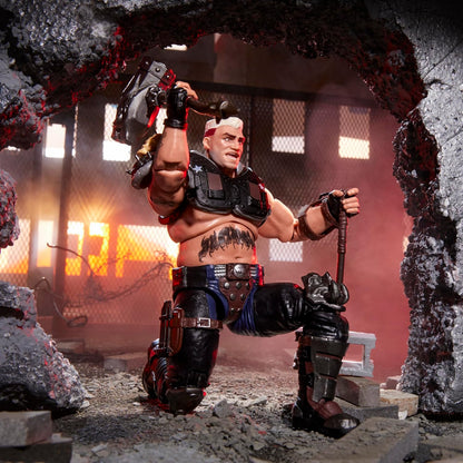 G.I. Joe Classified Series #135, Dreadnok Road Pig & Rawkus, Collectible 6 Inch Action Figure with Pet Dog Pit Bull Figure and 10 Accessories