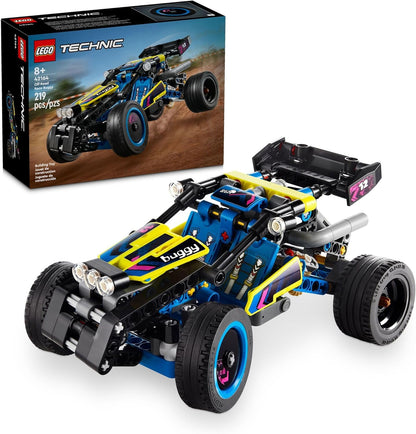 LEGO Technic Off-Road Race Buggy Buildable Car Toy Featuring Moving 4-Cylinder Engine and Working Suspension
