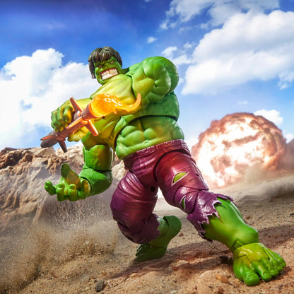 Marvel Legends Maximum Series Hulk, Collectible 6-Inch Scale Action Figure with Incredible Articulation and Smashing Accessories